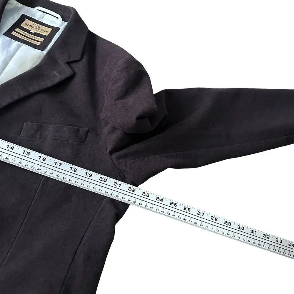 Rodd & Gunn Mens Brown Cotton Velvet Blazer Sport Coat Elbow Patches Large‎